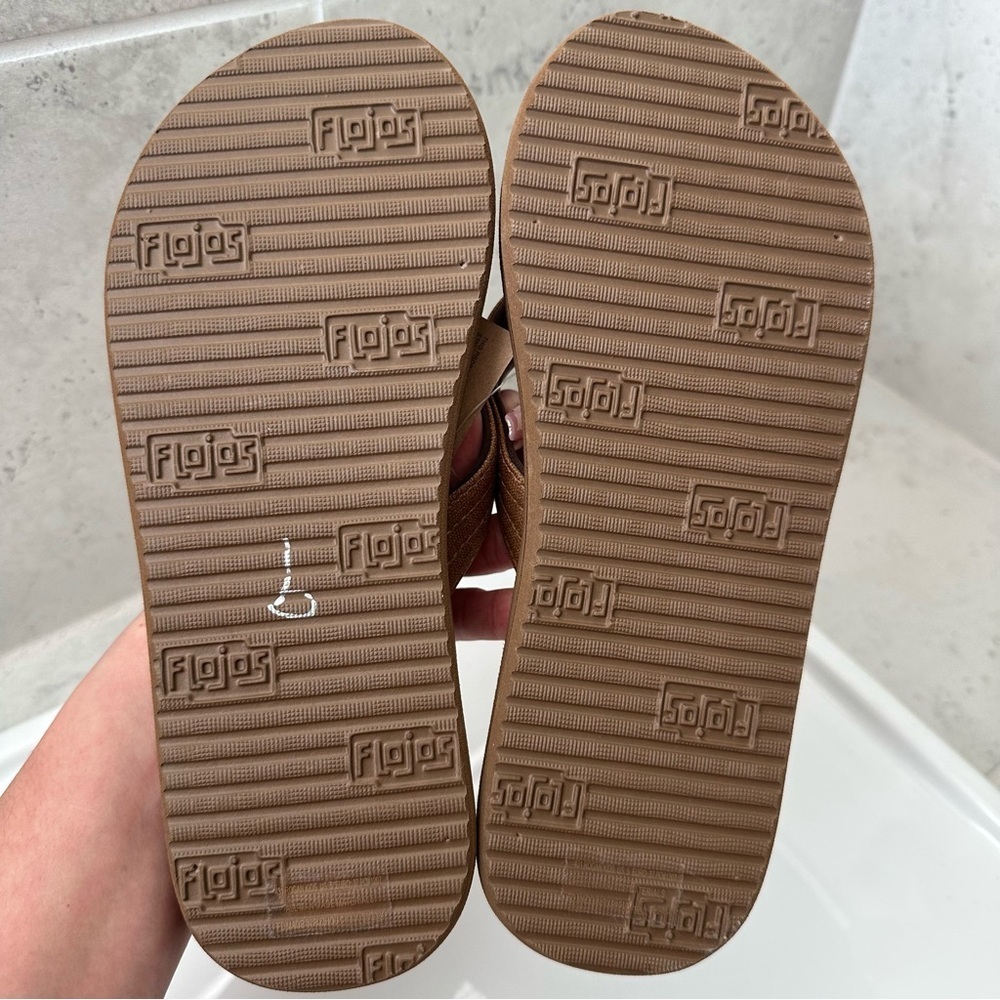 Flojos Kids Rogan Flip Flops Size 5 - Picture 10 of 12